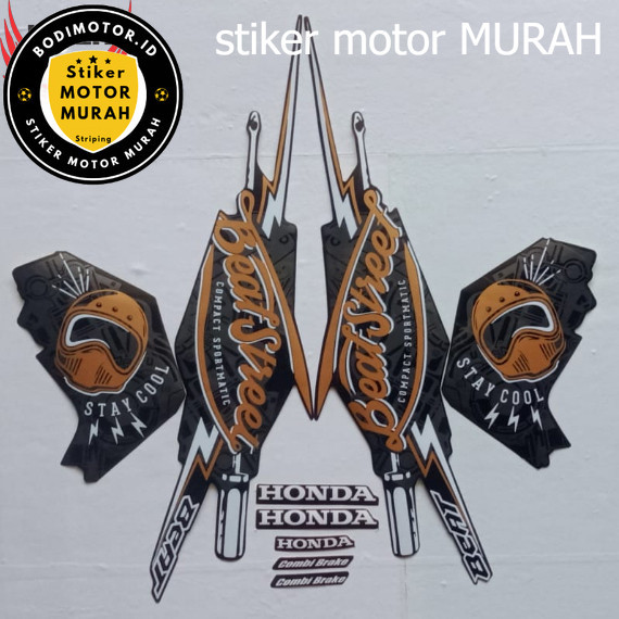 Stiker Striping Honda Beat Street 2017 - List Stiker Standar Beat Street 2017 - Striping Standar Bea
