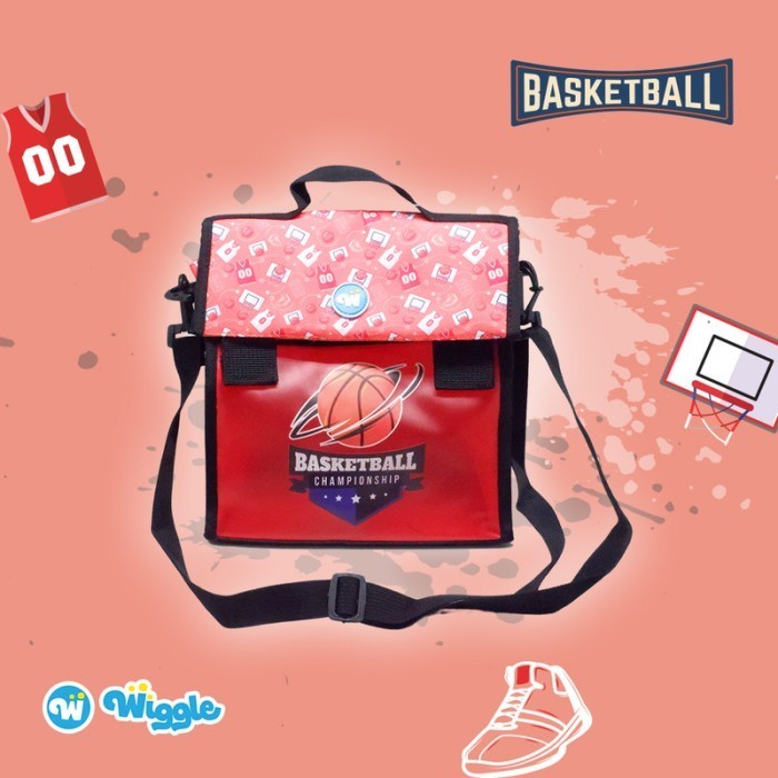 Tas Bekal / Lunch Bag Anak Wiggle Basketball