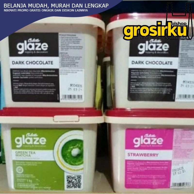 

COLATTA GLAZE TOPPING DONAT BERBAGAI VARIAN RASA 1KG ( COLATTA )