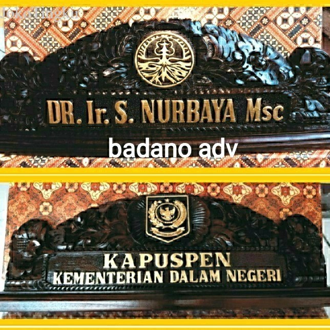 

papan nama kayu ukir murah