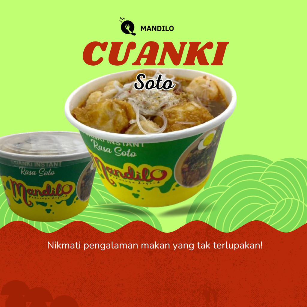 

Mandilo - Cuanki Instan | Rasa Soto | Cuankie Siap Saji