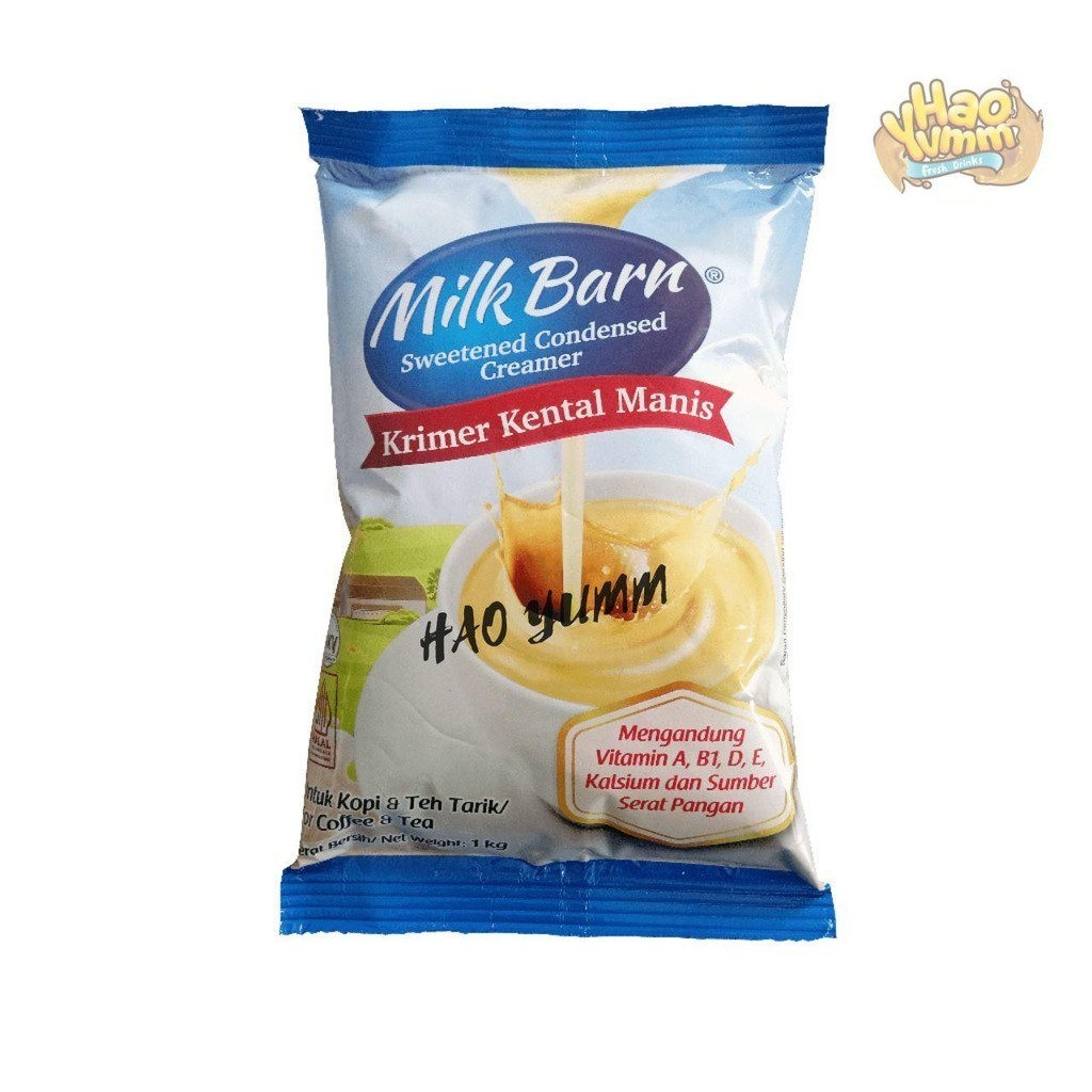 

Milk Barn Krimer Kental Manis 1KG Untuk Kopi dan Teh Tarik [HAOYUMM]