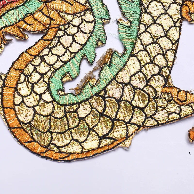 Bordir Patch Bordir Iron Naga / Dragon 1 pair BIG & Small size