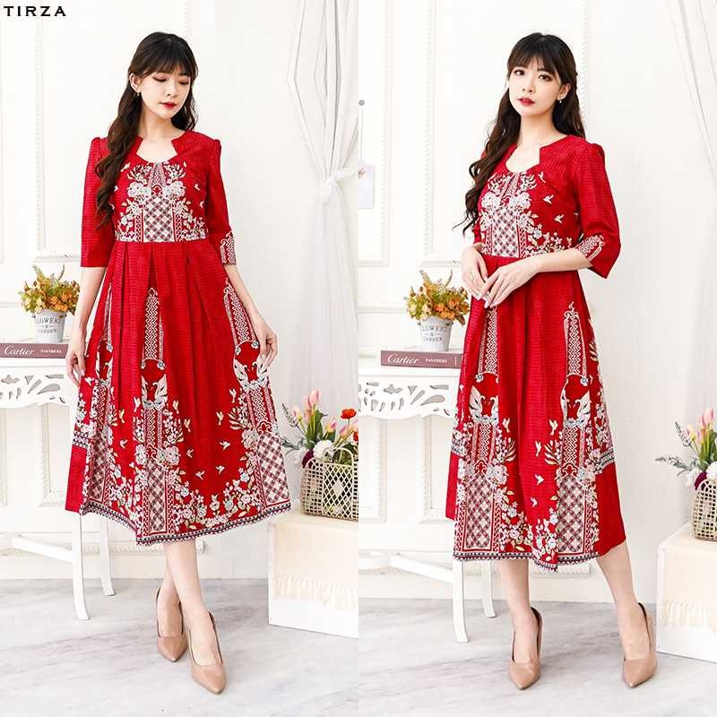Tirza Dress Wanita Batik Couple Modern Dress Batik Modern