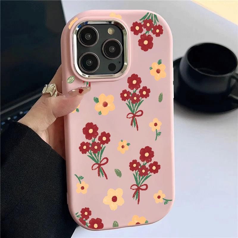 Case For Samsung A32 5G A34 M32 Silicon Candy Indah Flower Girls Softcas