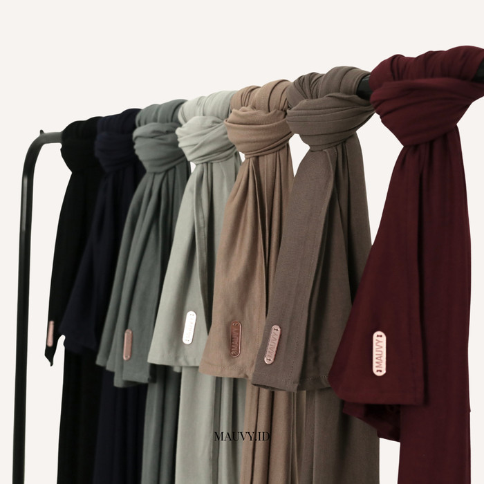 MAUVY — Alula Rayon Tencel Pashmina (Pashmina Rayon Tencel) - Almond, Oval