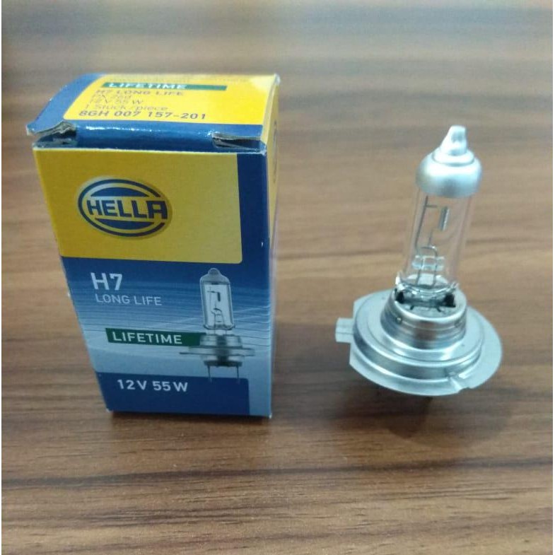 Dop Lampu Halogen Lampu Bohlam Light Bulb Dop H7 12V 55W Long Life Universal Hella MotorZone