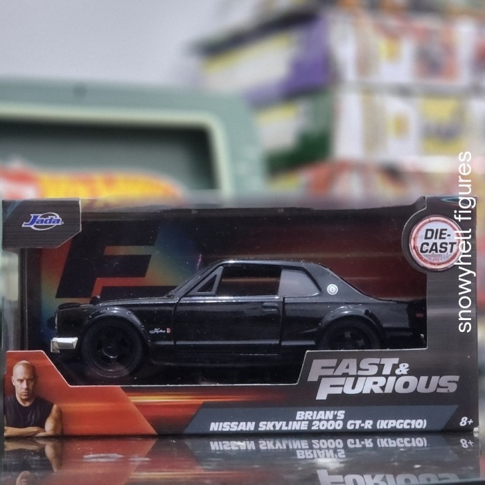 MERCIER jada toys fast and furious brian nissan skyline gt-r (r34) diecast - skyline 2000