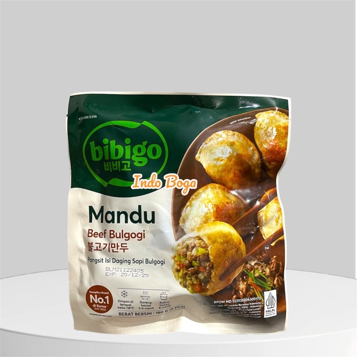 

RB Bibigo Mandu Chicken Beef 180 Gram Gyoza Korea / Korean Dumpling