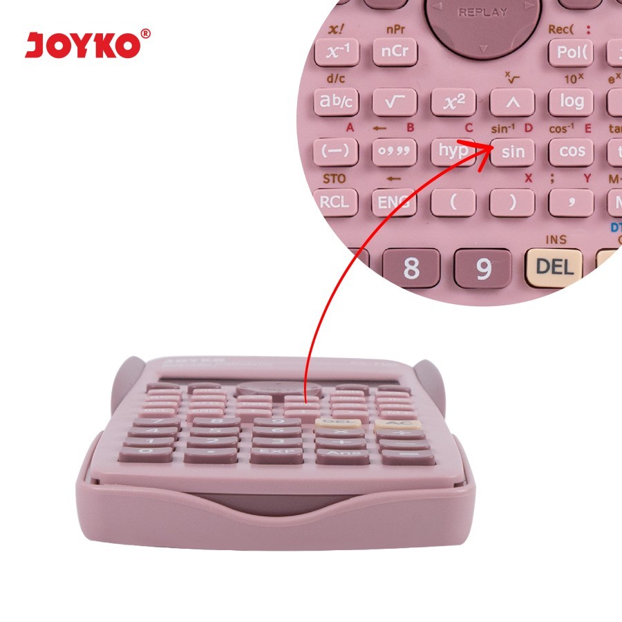 

HJK JOYKO CC 23BP Kalkulator Ilmiah 240 Func Scientific Calculator C23BP ko