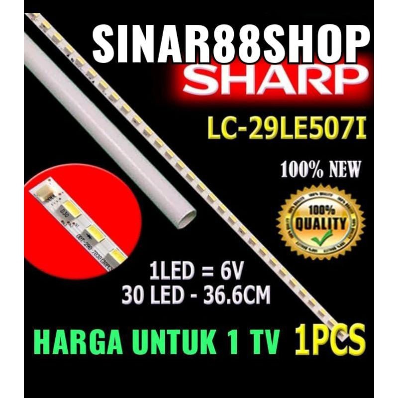 LAMPU LED BACKLIGHT TV SHARP 29inc LC-29LE5071 LC-29LE1071 29 INC 29LE5071 29LE1071 29LE LC-29LE507I