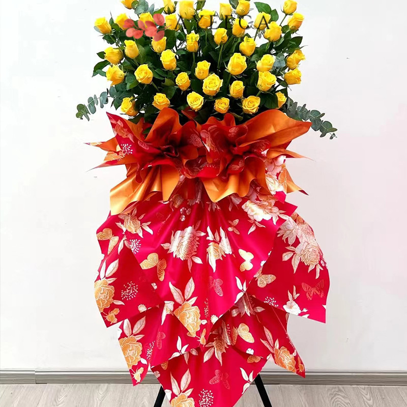 

AYEECA - FL47 R&B Kertas Bunga Paper Buket Motif Cellophane