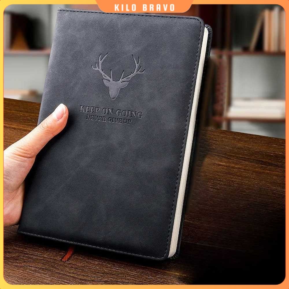 

Toddi Buku Jurnal Leather Notebook Diary 68GSM 200 Halaman Grid - CW-5026