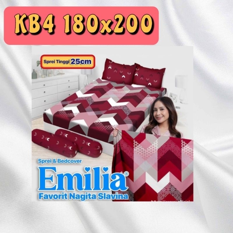 SW32Q SPREI BONITA EMILIA KING 180 B4 (BANTAL 4)