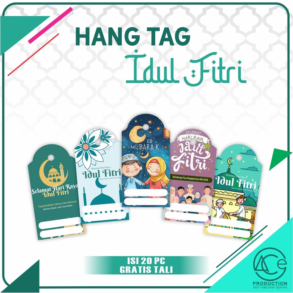 

HANG TAG IDUL FITRI IED FITRI HANG TAG BINGKISAN LEBARAN
