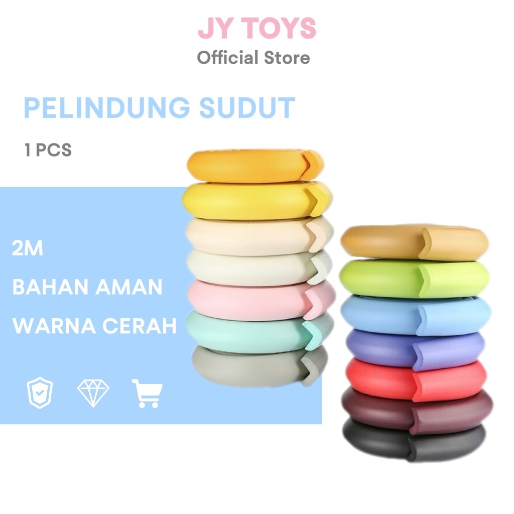 Pelindung Sudut Meja 2M Pengaman Anak Sudut Meja Busa Sudut Meja