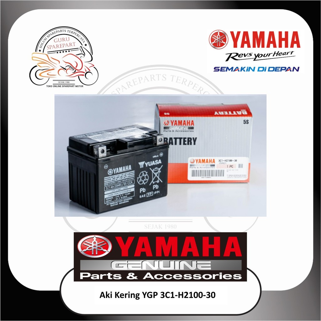 Aki kering Yamaha baterai vixion mxking Mioj xeon miosoul Nmax New ori yamaha