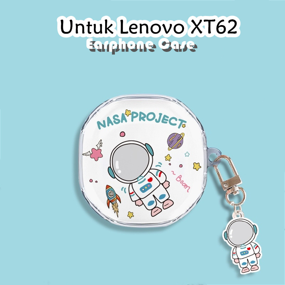 Parity Untuk Lenovo XT62 Case Kartun transparan Soft Silicone Earphone Case Cover