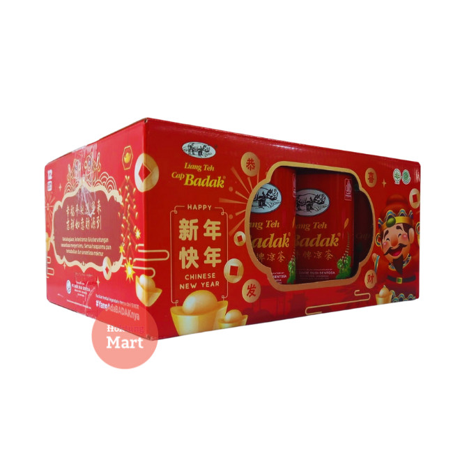 

Liang Teh Cap Badak edisi imlek 320ml Isi 12klg Hampers Chinese New Year