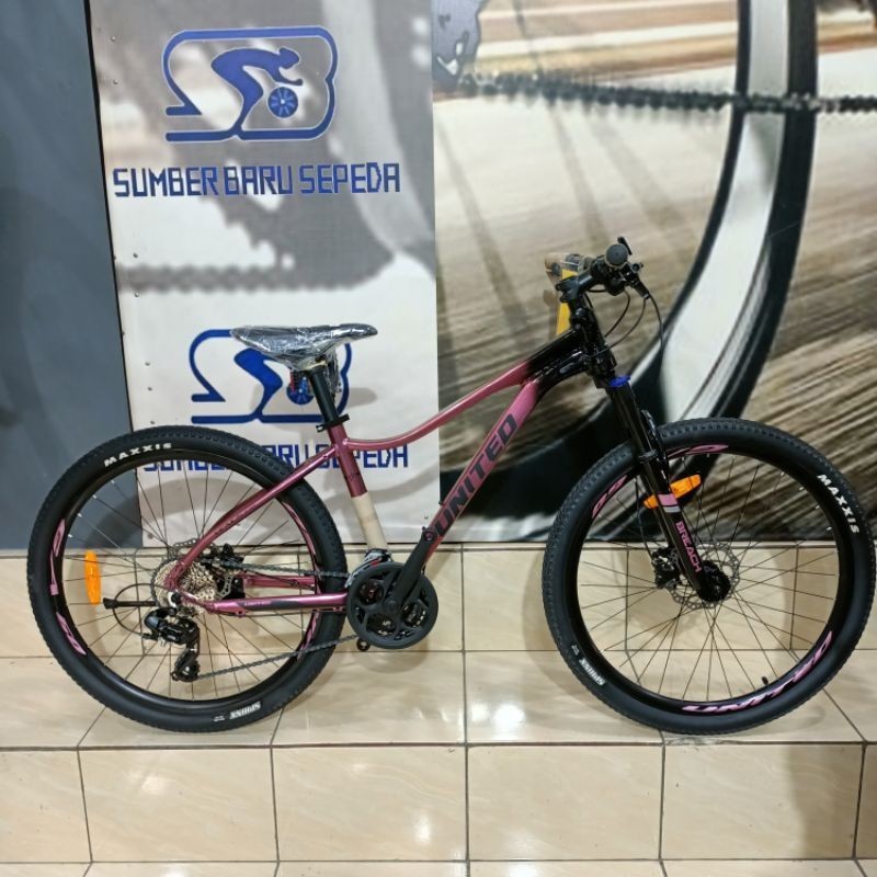 PROMO SPESIAL (Khusus Pengiriman Instant) Sepeda Gunung MTB United Venus 3.00 26 Inch 8 Speed Alloy 