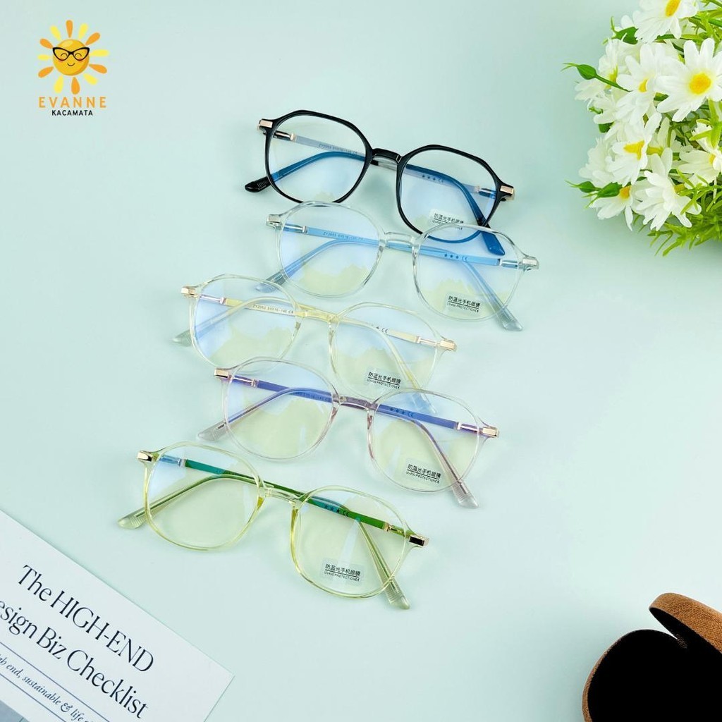 Evannekacamata Frame Kacamata Kotak 2053