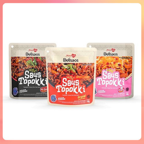 

MamaSuka Delisaos Saus Topokki Korean Topokki Sauce 100 Gram