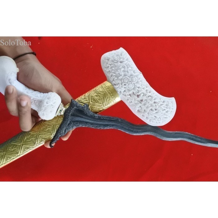 

keris langitan dapur MEGANTARA kinatah GYM SOLO KP - BILAH SAJA murah