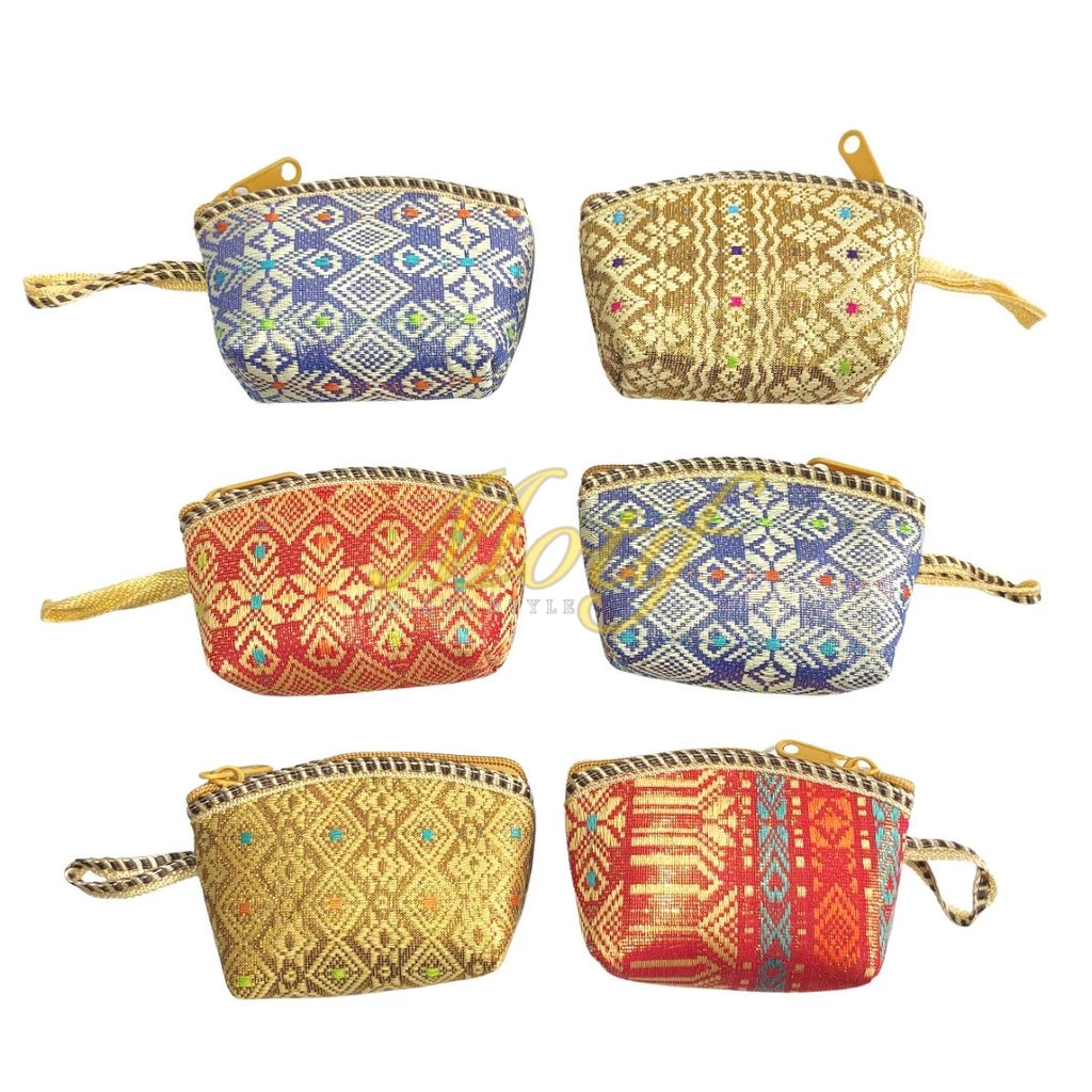 Souvenir Dompet Koin Mini Songket Macca | Souvenir Toko Emas Keren