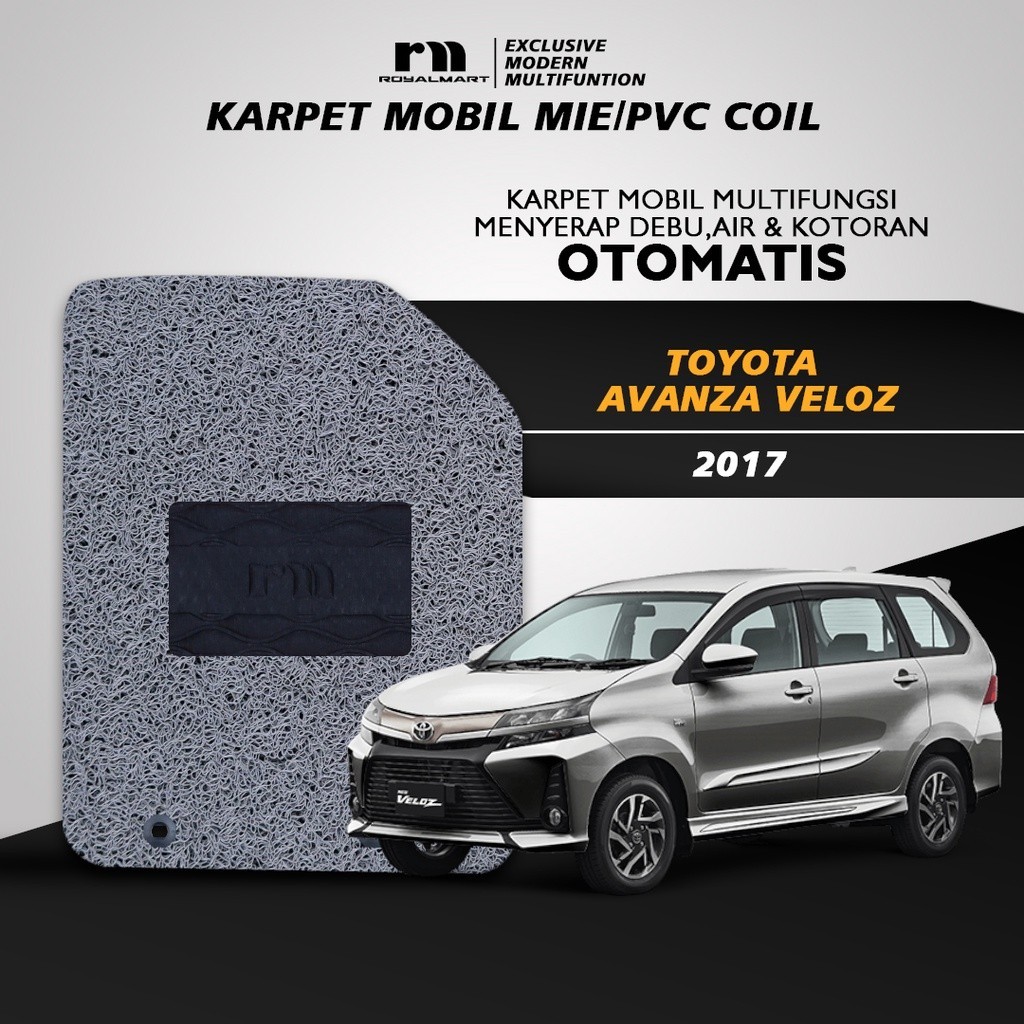 Royal Mart - Karpet Mobil Toyota Avanza Veloz 2013 - 2019 Full Bagasi 1 Warna / Carpet Mie Bihun Pre