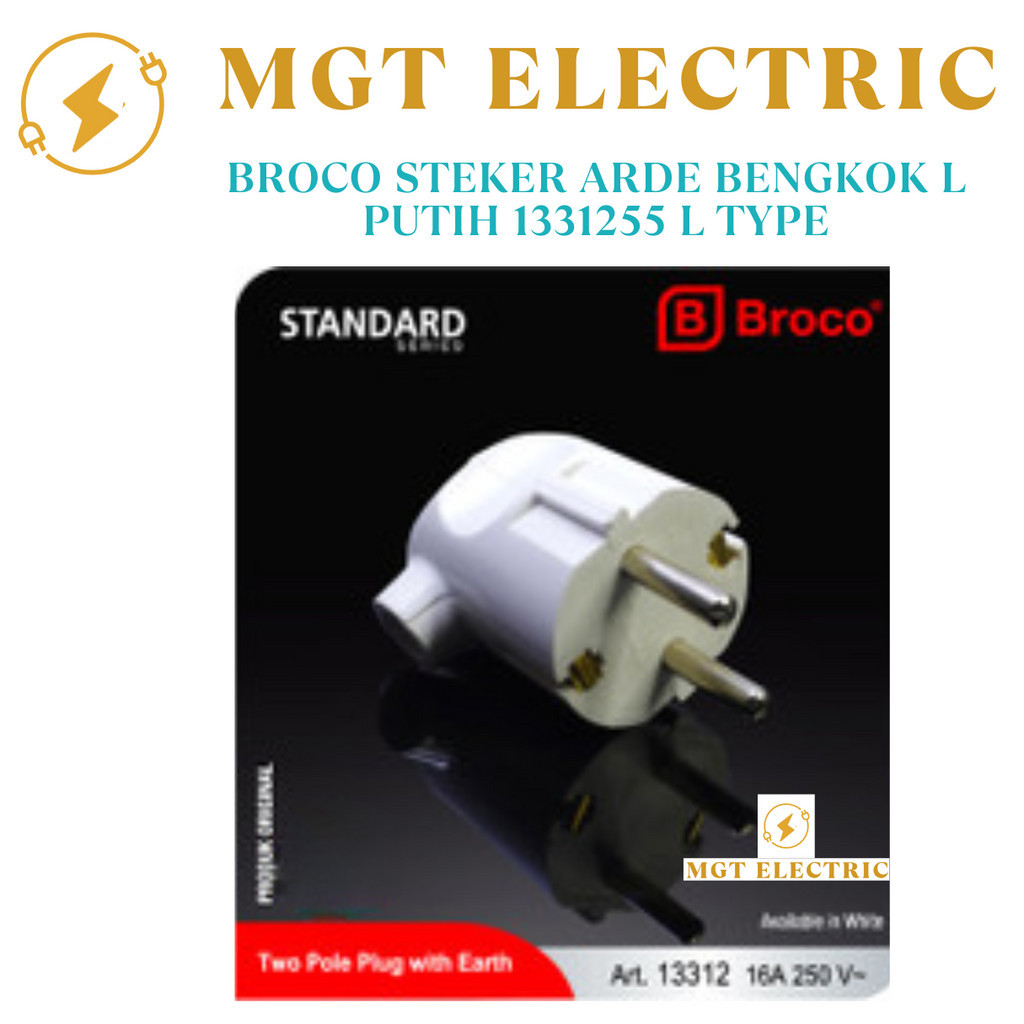 BROCO STEKER ARDE BENGKOK L PUTIH 1331255  L TYPE