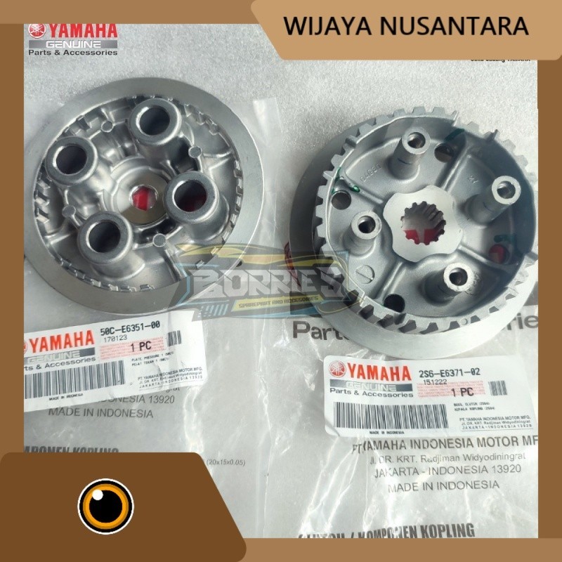 RUMAH KOPLING SET KAKI 4 LAWAN 4 NEW VIXION NVL JUPITER MX NEW ASLI ORIGINAL YAMAHA
