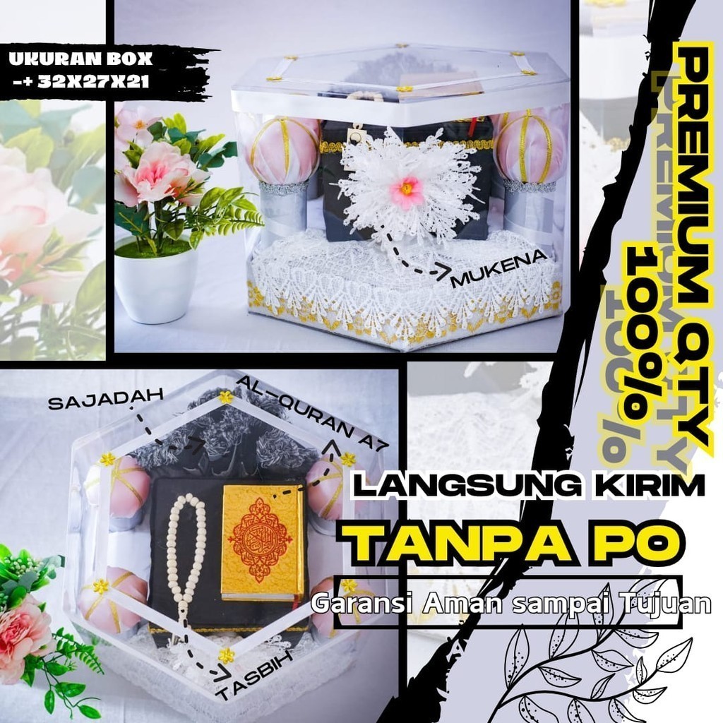 paket mahar seperangkat alat sholat/ paket mukenah sajadah dan alquran/ alat sholat/ mahar alat sola