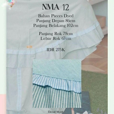 MUKENA ANAK putih polos rukuh katun lucu mukenah cantik nma 012 nibras