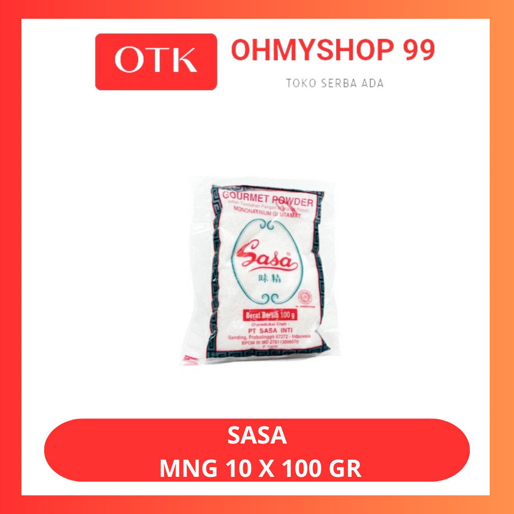 

Sasa MSG Bumbu Penguat Rasa Micin 100gr - 10pcs