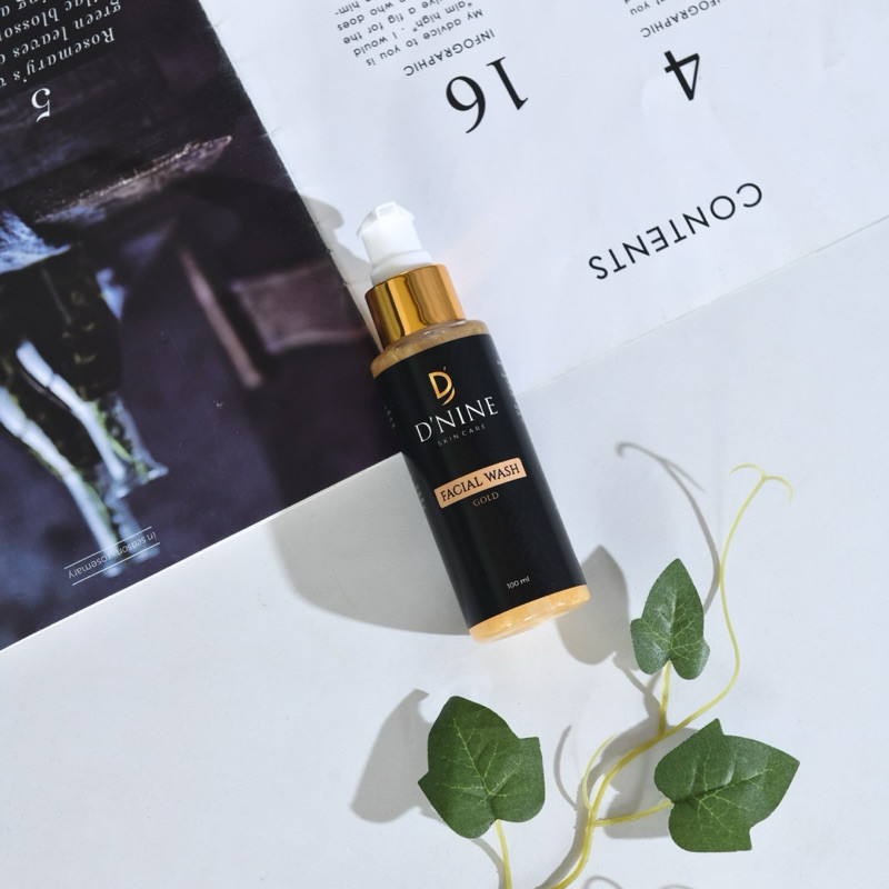 FACIAL WASH GOLD D’NINE SKINCARE | 100ml | OFFICIAL STORE D’NINE SKINCARE