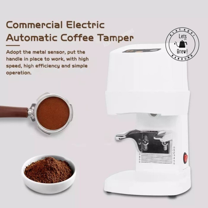 Coffee tamper machine CPP-145 Mesin Tamping / Tamping Kopi Automatic - Putih