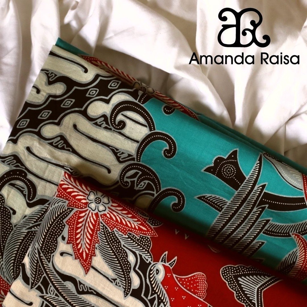 Bahan Kain Batik Meteran Potongan Motif Parang Gunung