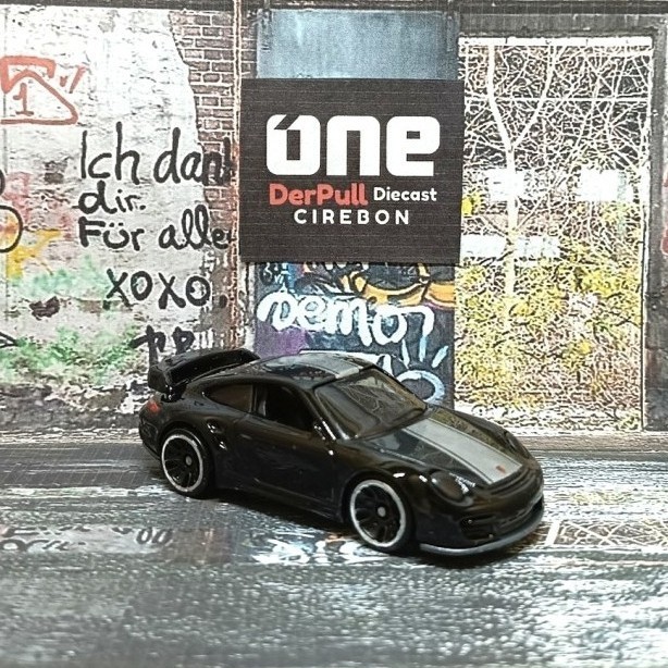 HW porsche 911 gt2 hitam new loose HOTWHEELS MINIATUR DIECAST