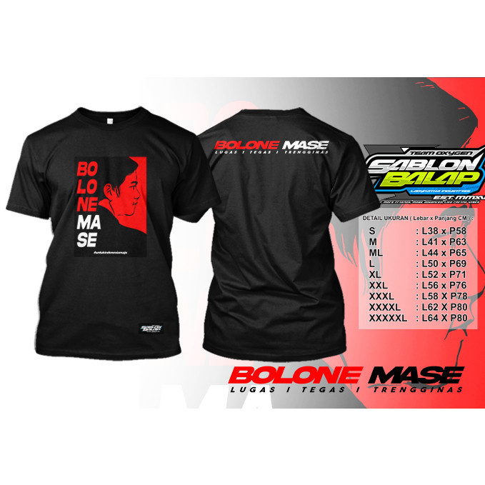 Kaos Bolone Mase Relawan Gibran Rakabuming Prabowo Gibran Free Stiker