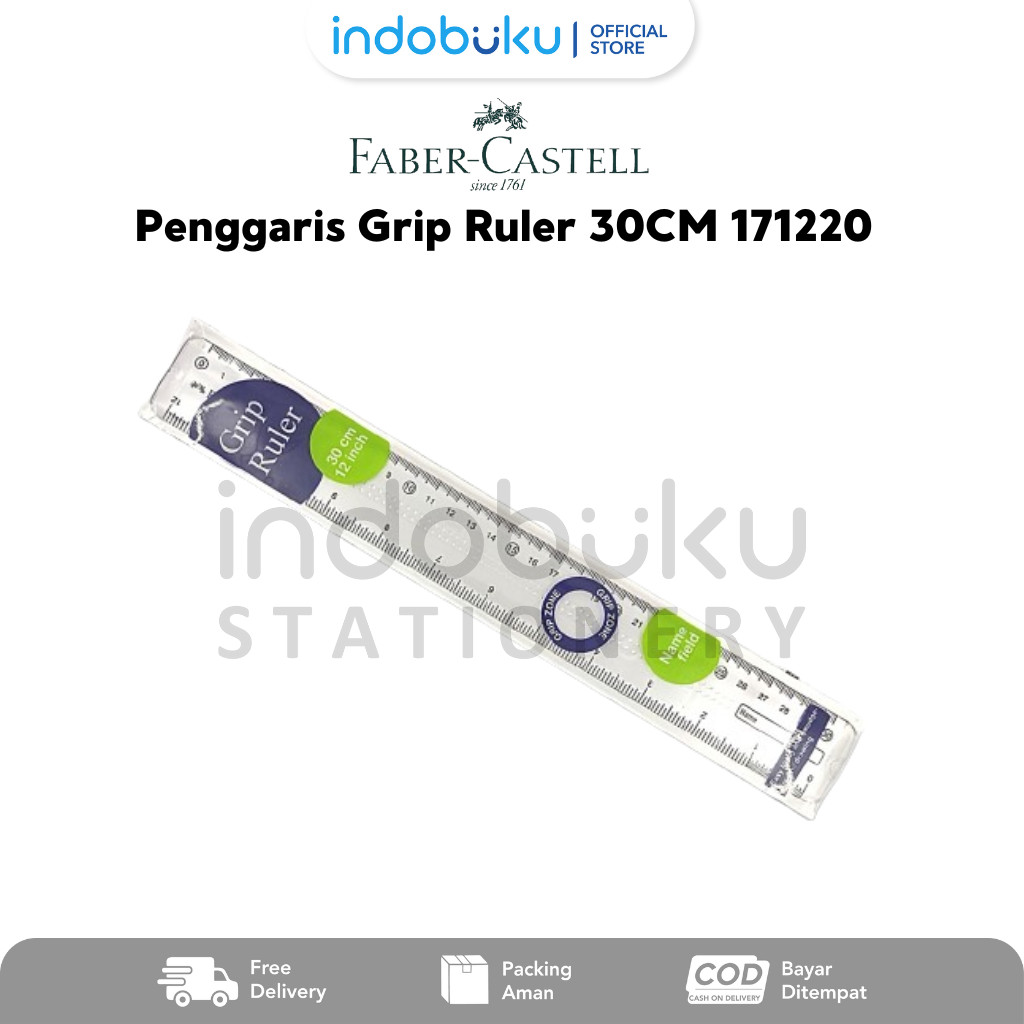 

Penggaris Grip Ruler Fabel-Castell 30CM 171220