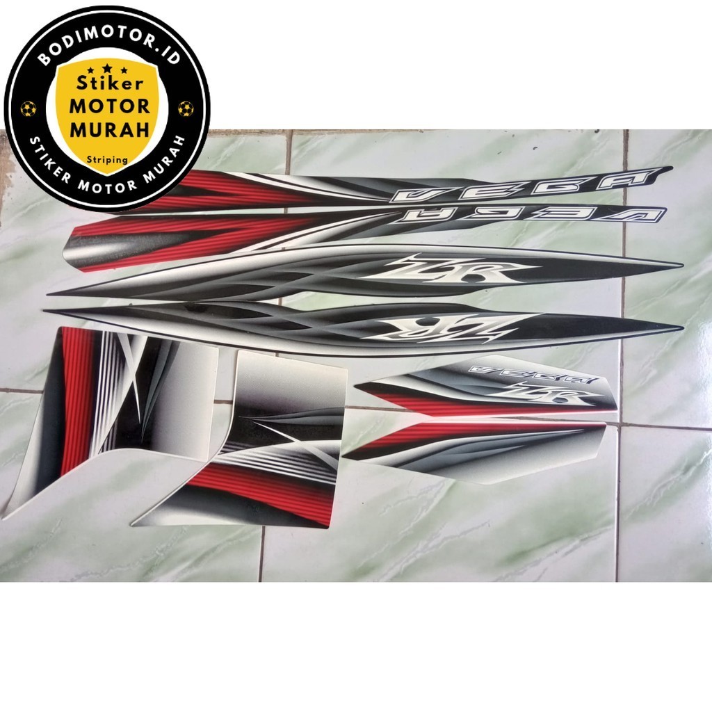 stiker striping motor yamaha Vega zr 2012