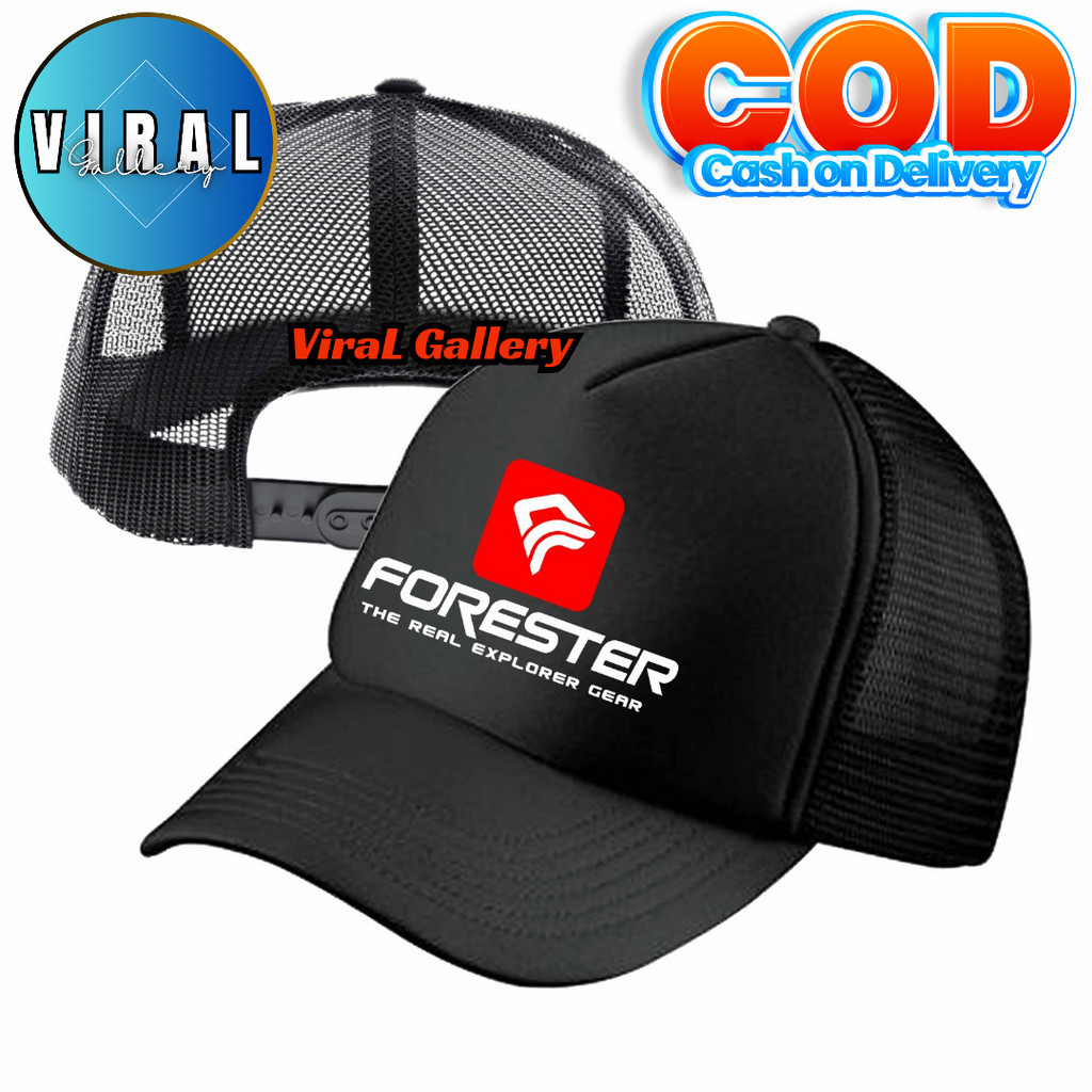 ViraL Gallery Topi Trucker FORESTER - Topi Distro FORESTER Logo - Topi FORESTER Premium - Topi Pria 