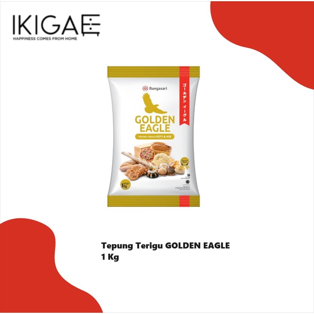 

TEPUNG TERIGU BUNGASARI GOLDEN EAGLE PREMIUM ROTI DAN MIE 1 KG