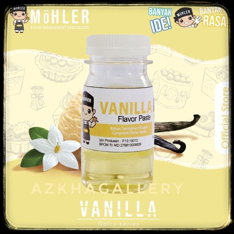 

Pasta Perisa Pewarna MOHLER 60gr VANILLA