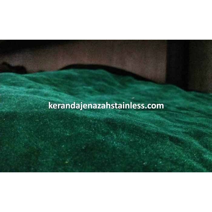 KAIN PENUTUP KERANDA BELUDRU + BORDIR AYAT KURSI