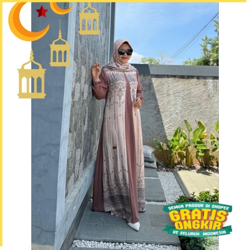 GAMIS/DRESS SAULIN STORE ORIGINAL/nude yellow kuning mustard