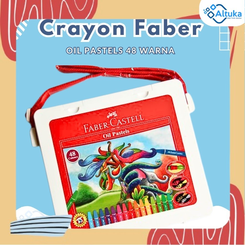 

Krayon Faber / Crayon Faber Castell 48 Warna