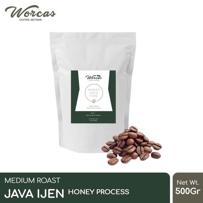 

[Coffee New] Kopi Arabica Java Ijen "Honey" 500 Gram Medium Roast (Biji/Bubuk) - KOPI BIJI