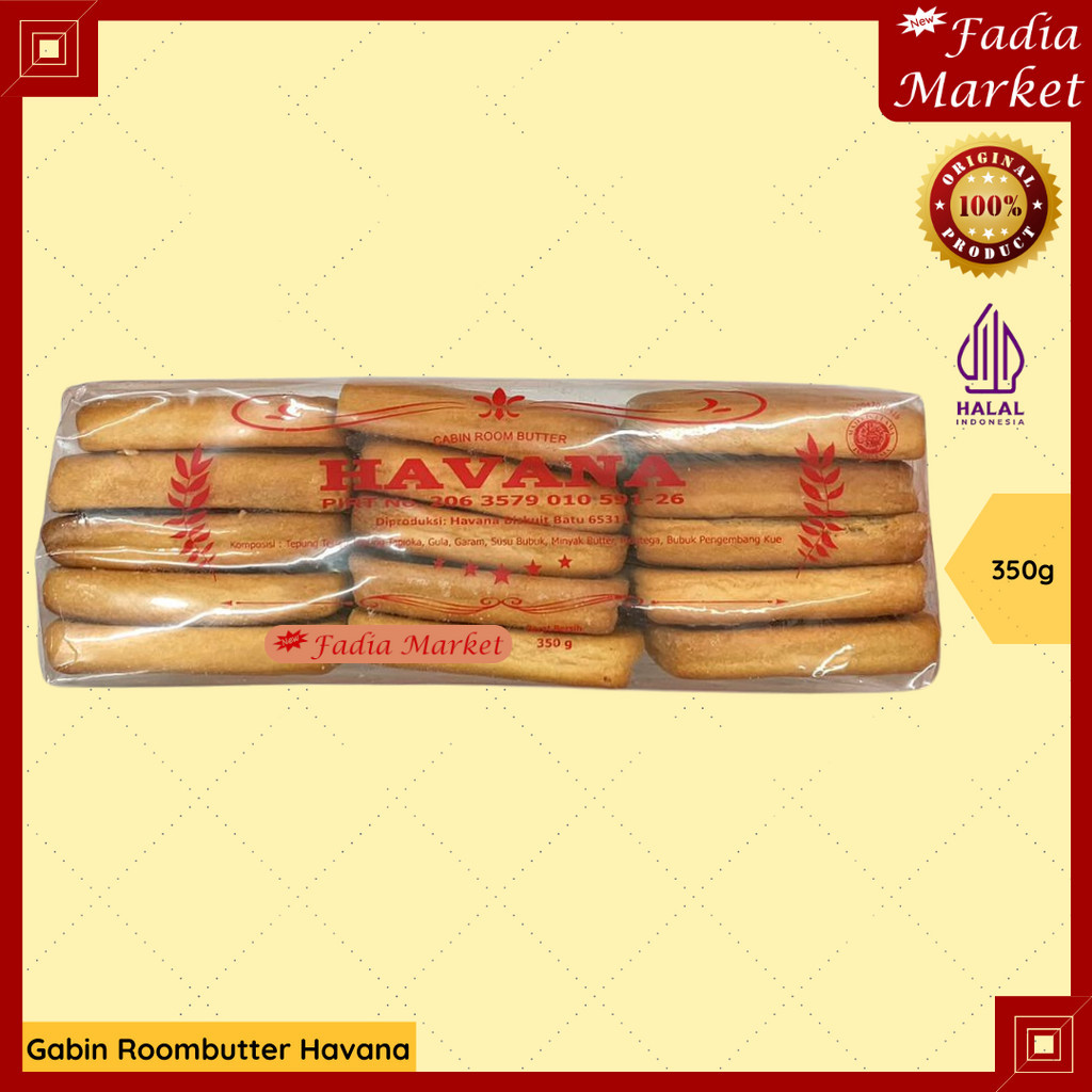 

Kabin Gabin Cabin Havana Roombutter Malang Batu 350g