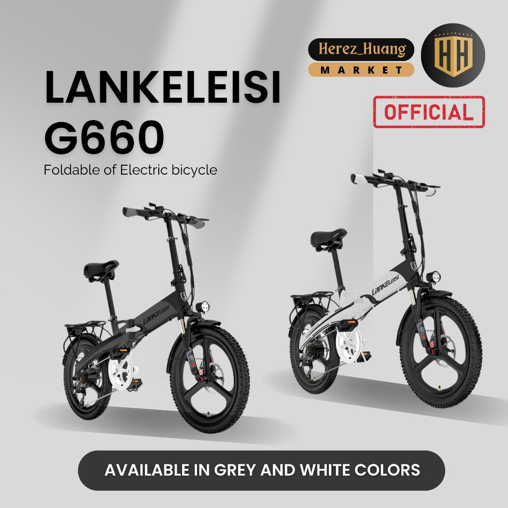 promo LANKELEISI G660 Sepeda Listrik Lankeleisi Electric Smart Moped Luxury Edition G660